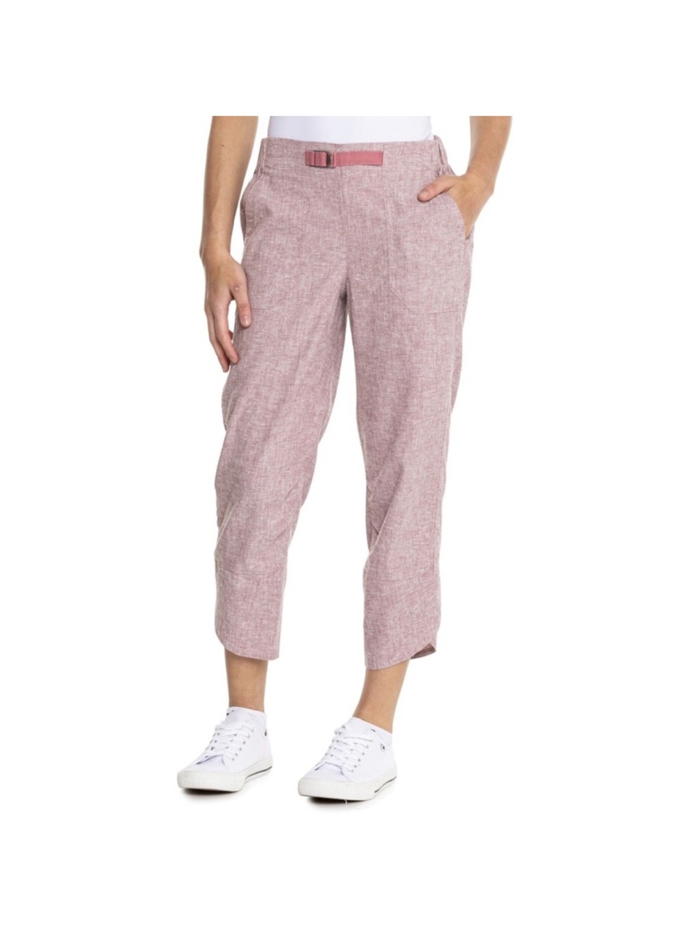 Royal Robbin’s Hempline Capri Heather Pink Womens Size 8